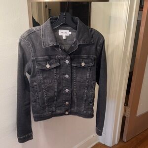 Frame Denim Women's Charcoal Jean Jacket